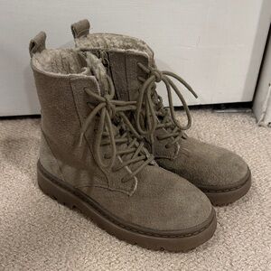 Zara boys leather boots